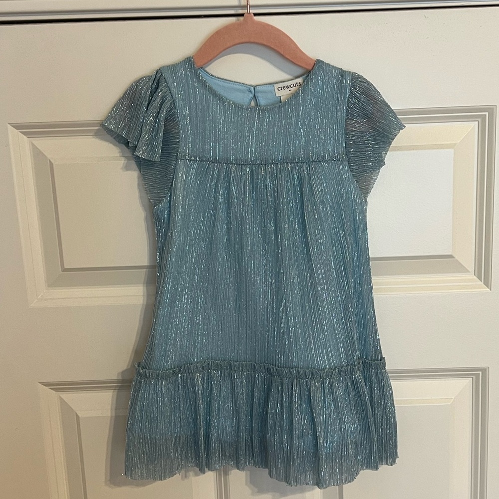 JCrew Crew Cuts Metallic Holiday Dress